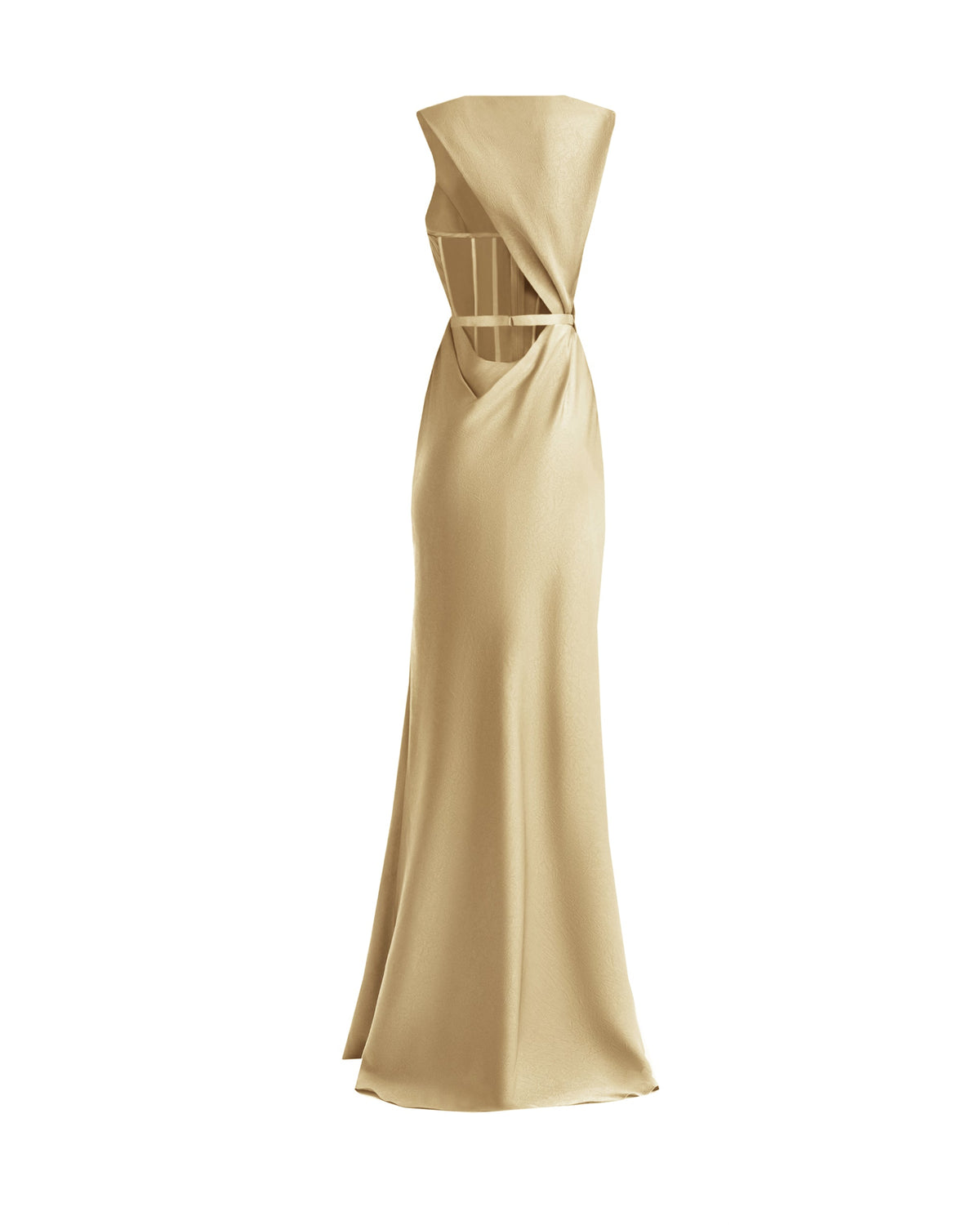 Asymmetrical Draped Dress