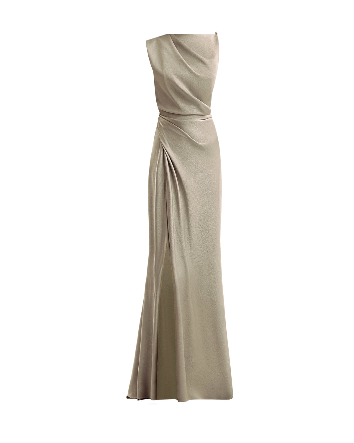 Asymmetrical Draped Dress