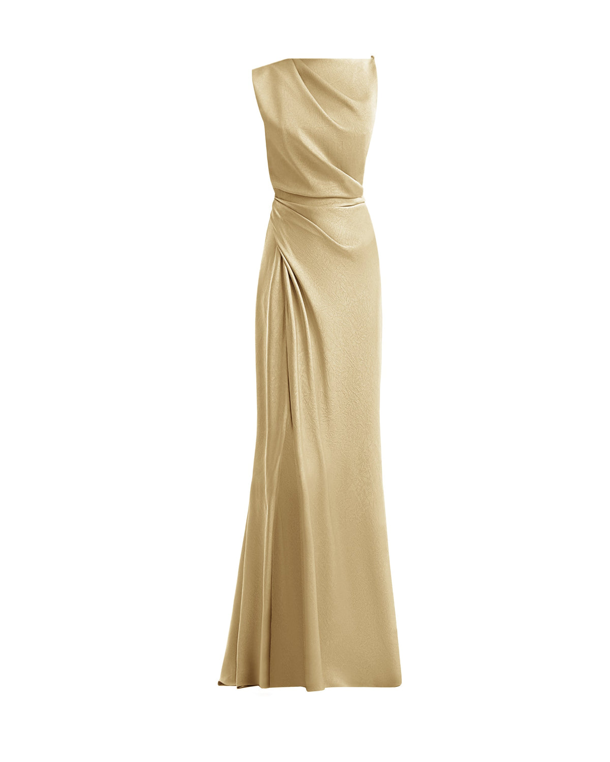 Asymmetrical Draped Dress