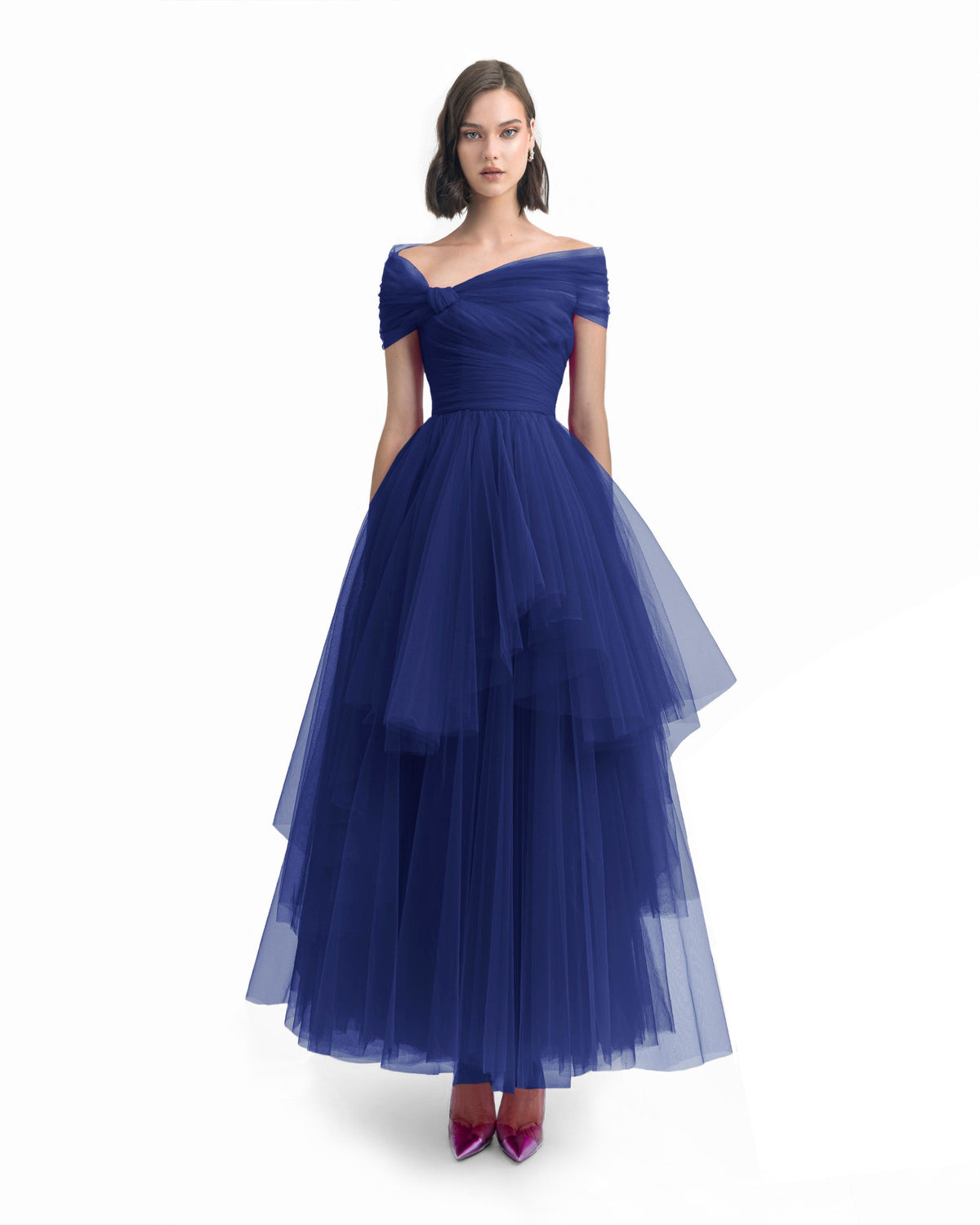 Asymmetrical Tulle Dress