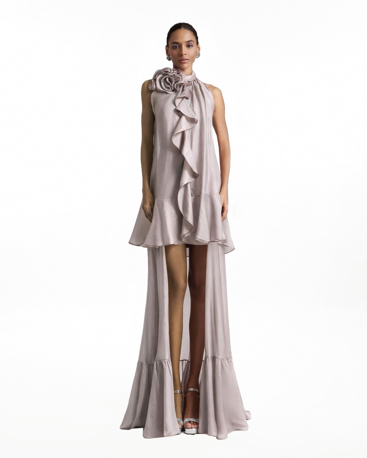 High-Collar Dress