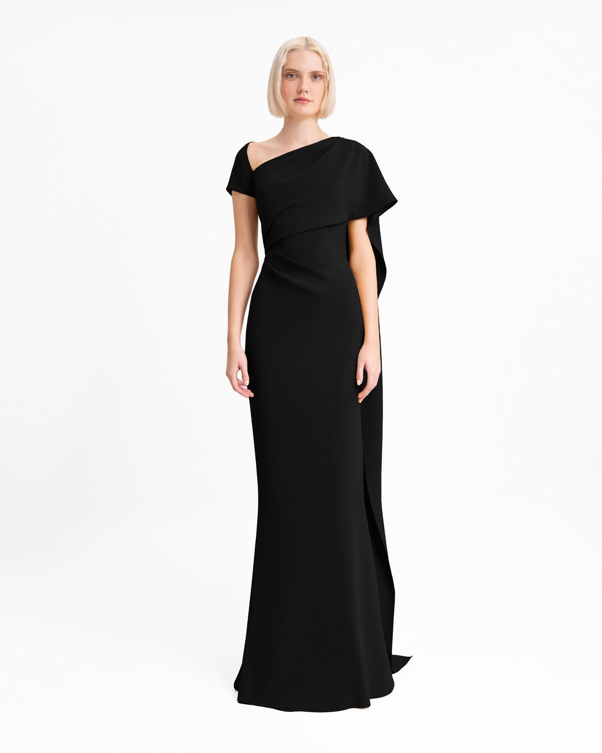 Asymmetrical Neckline Dress