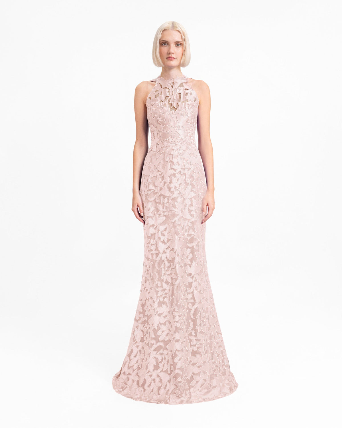 Halter-Neckline Dress