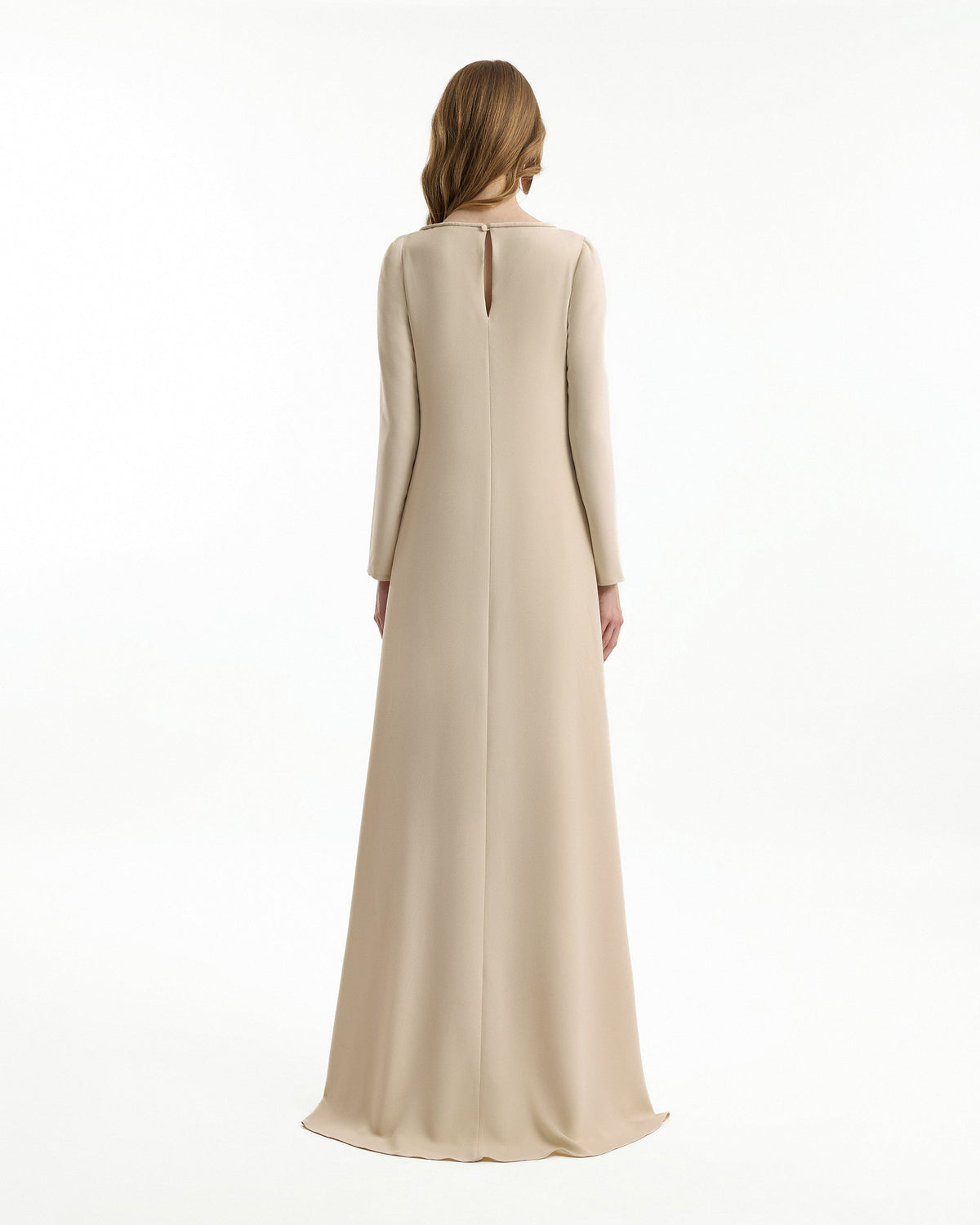 Long-Sleeve A-Line Dress