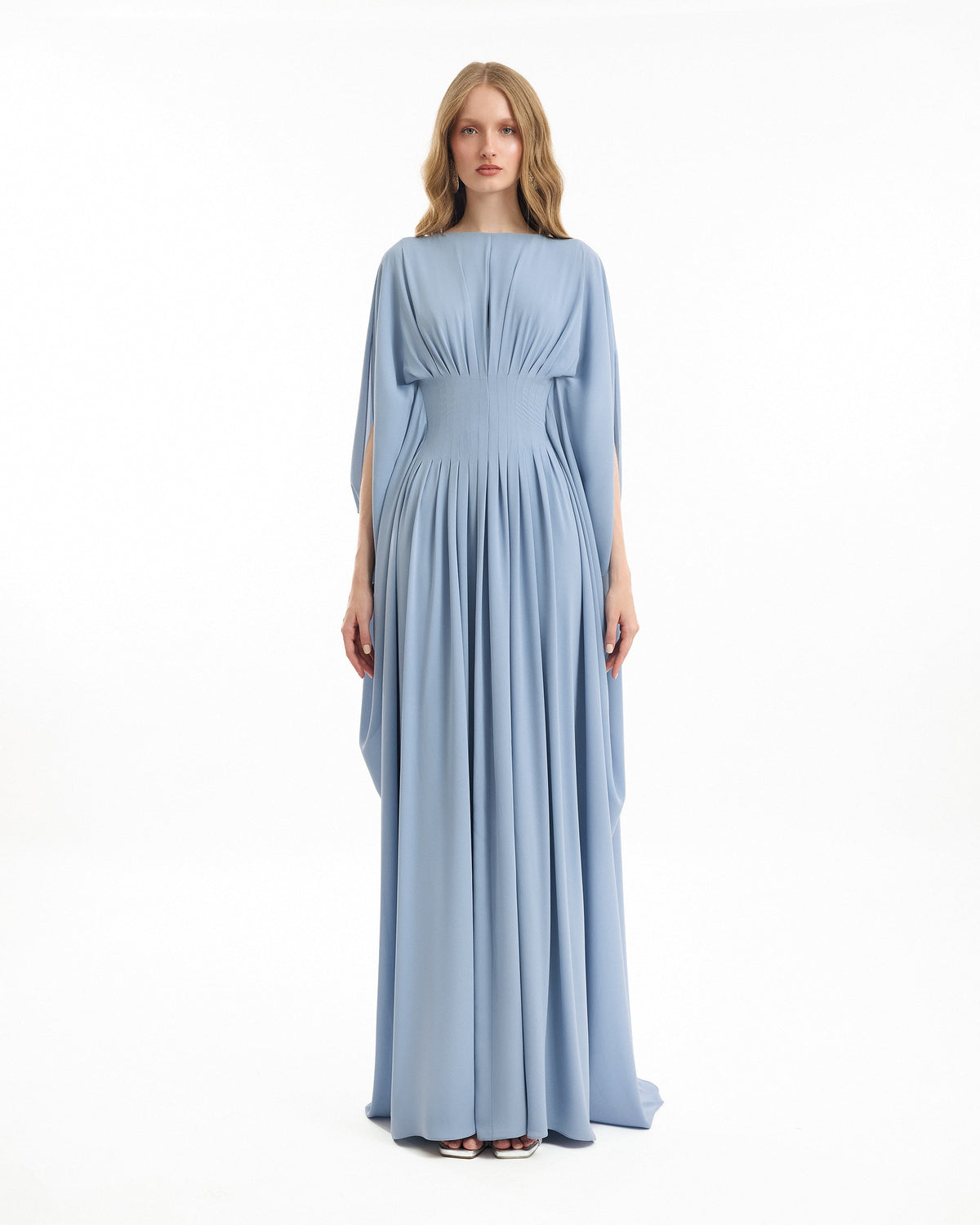 Flowy High-Neck Dress
