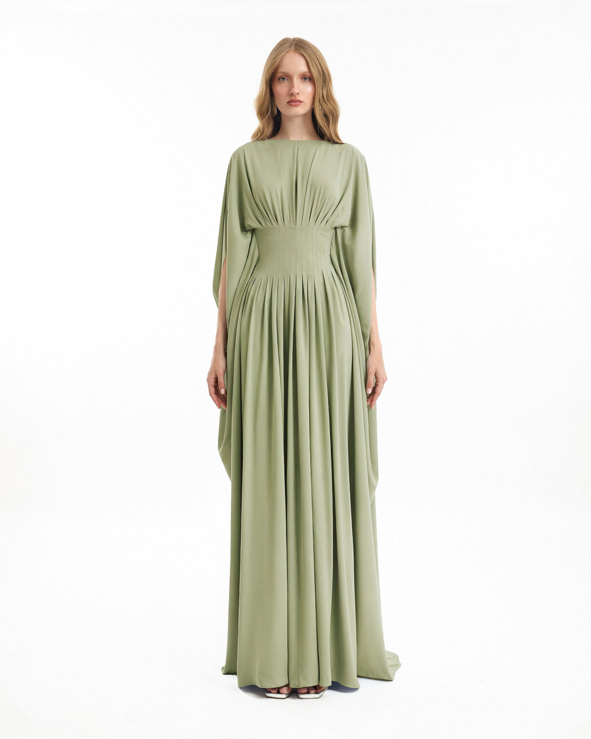 Flowy High-Neck Dress