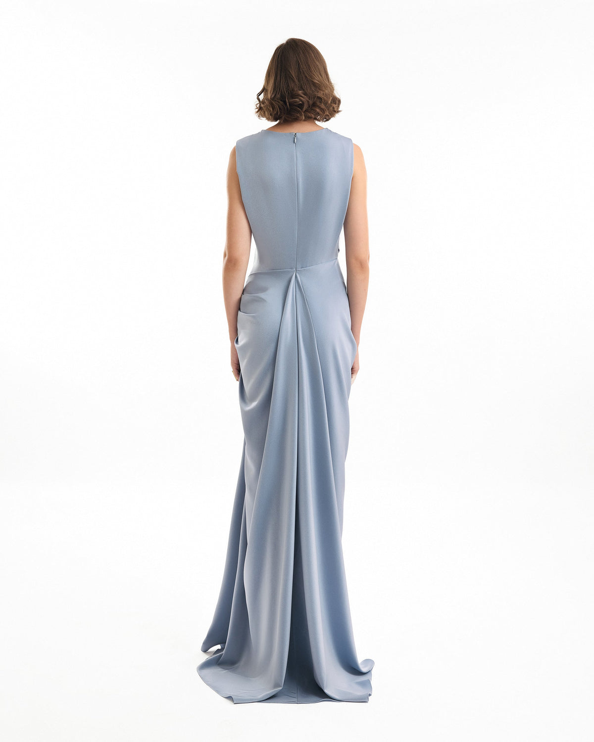 Draped Long Dress