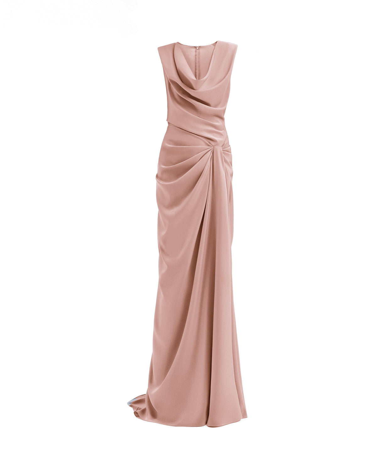 Draped Long Dress