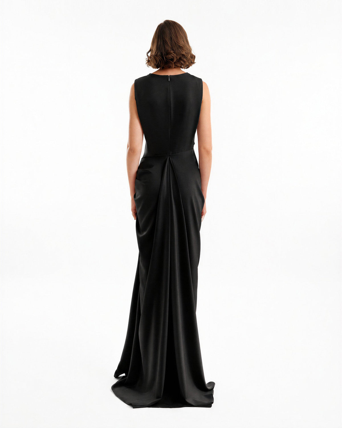 Draped Long Dress