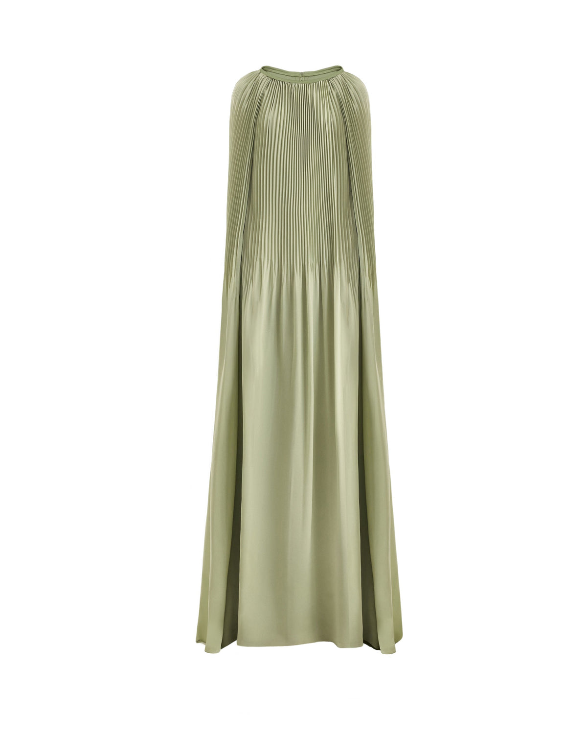 Pleated Cape Dress
