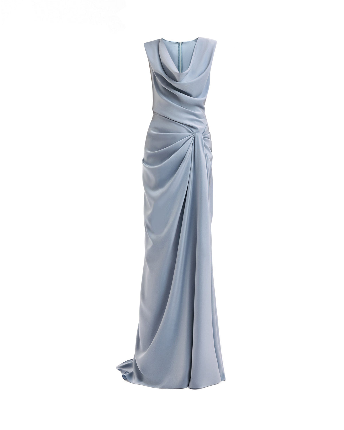 Draped Long Dress