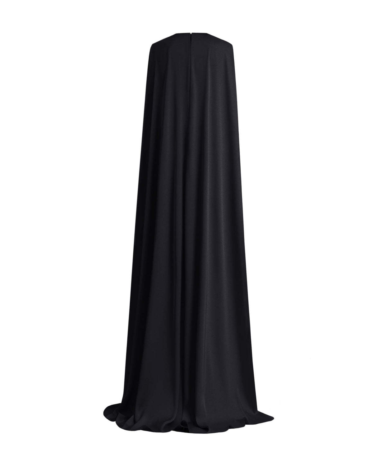 V-neckline With Cape-like Back Dress