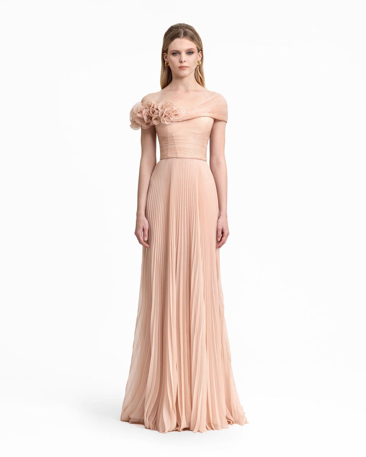 Asymmetrical Chiffon Corset Dress