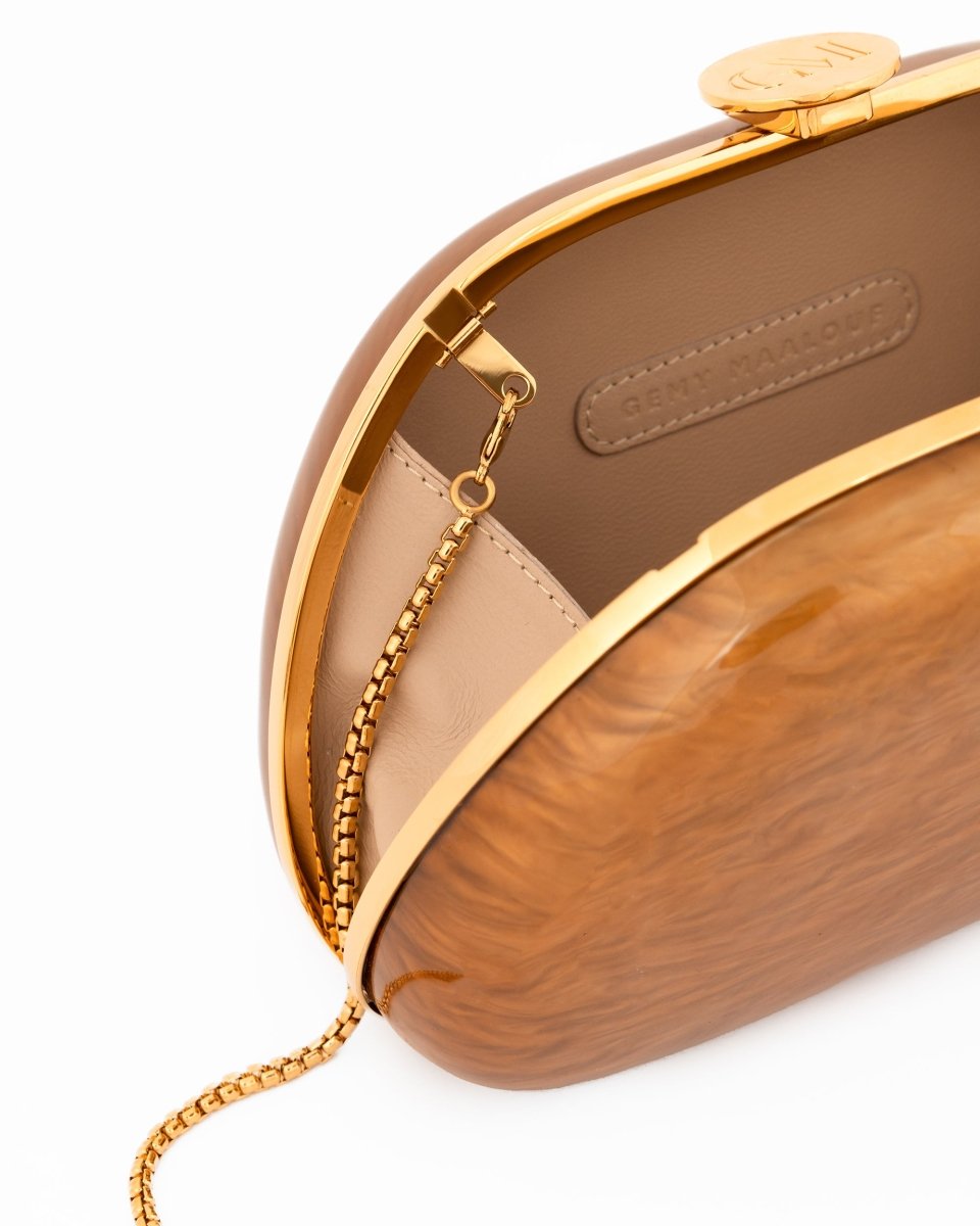 Glossy Marbled Clutch