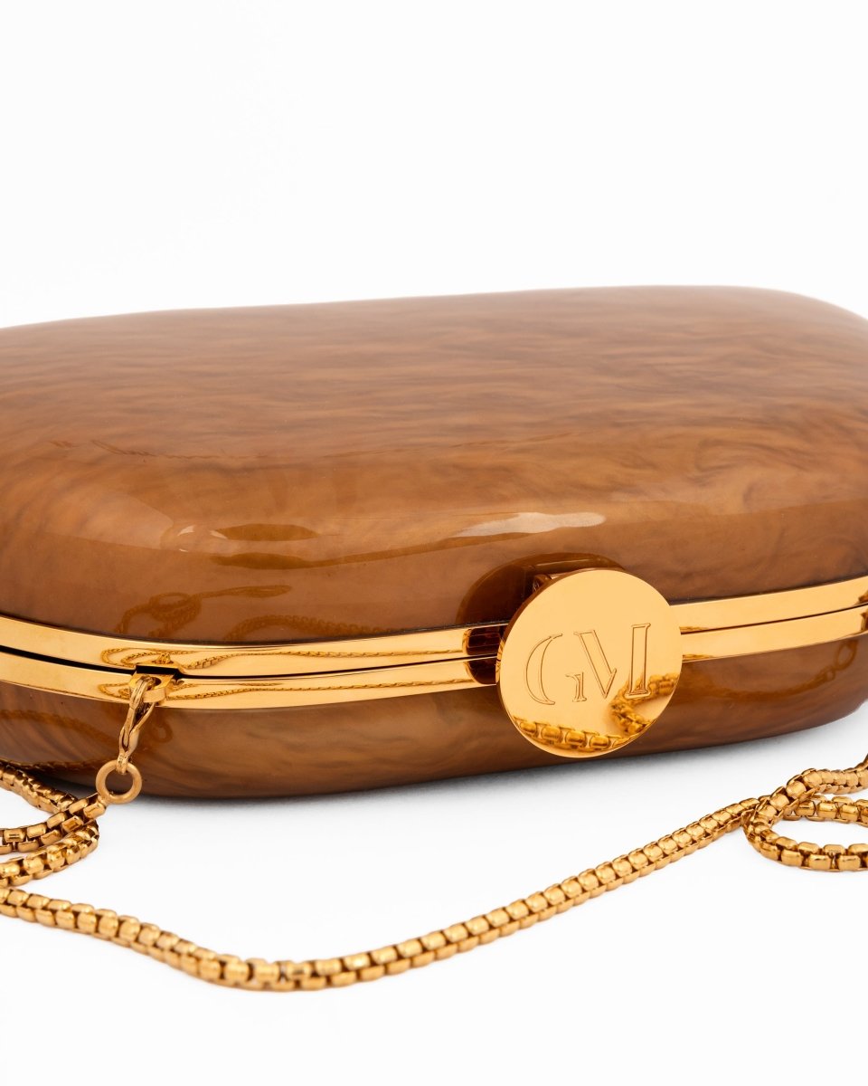 Glossy Marbled Clutch