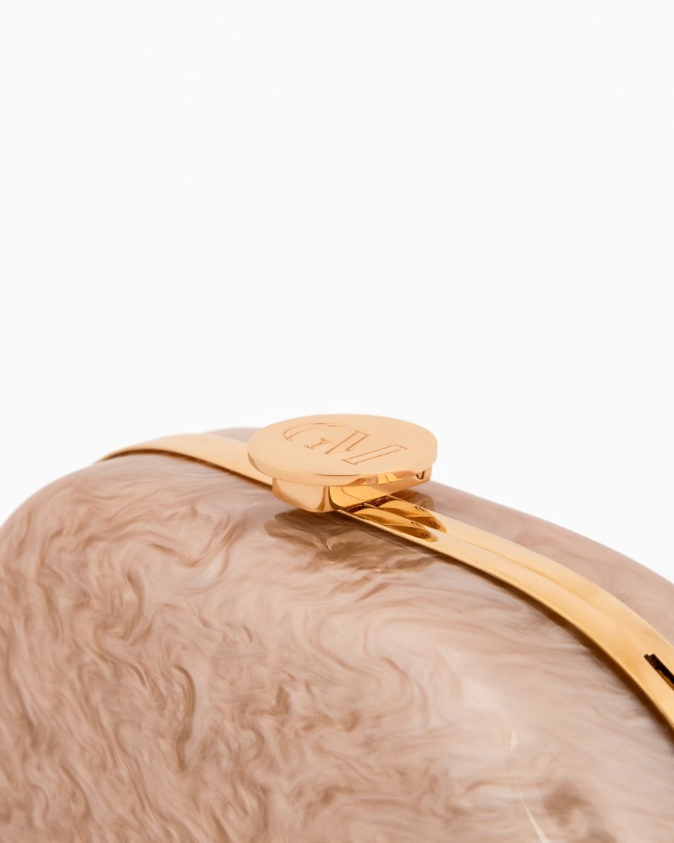 Glossy Marbled Clutch