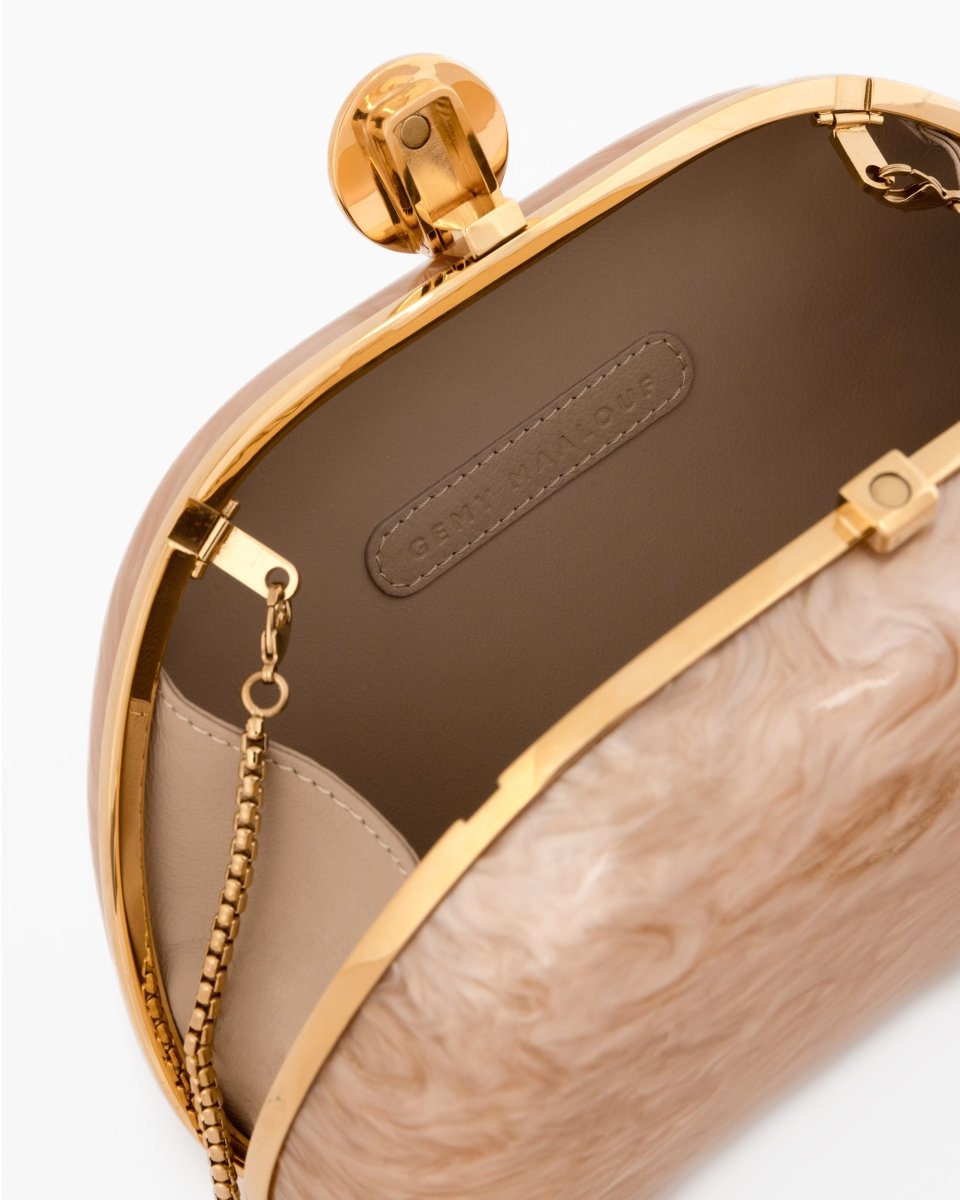 Glossy Marbled Clutch