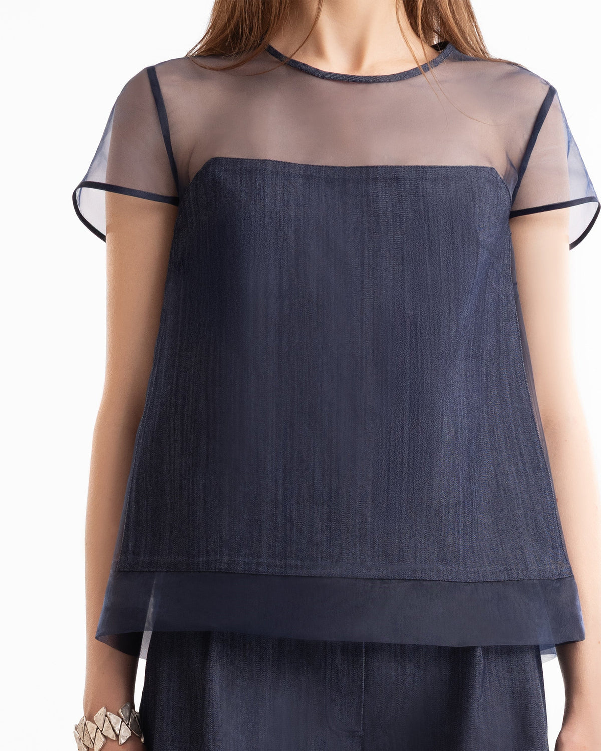 Boxy Top & Wide-Leg Pants Set