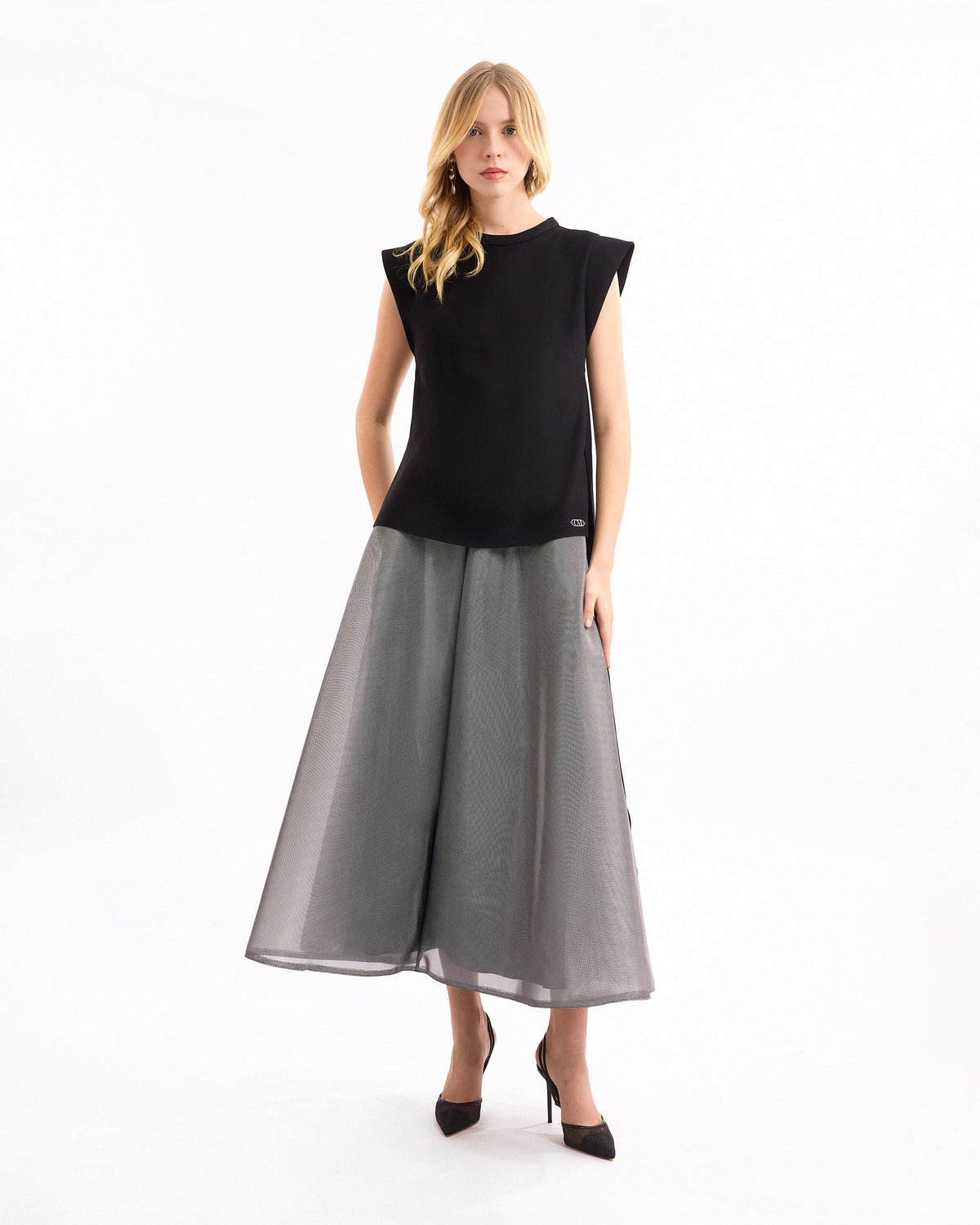 High-Neck Metallic Set