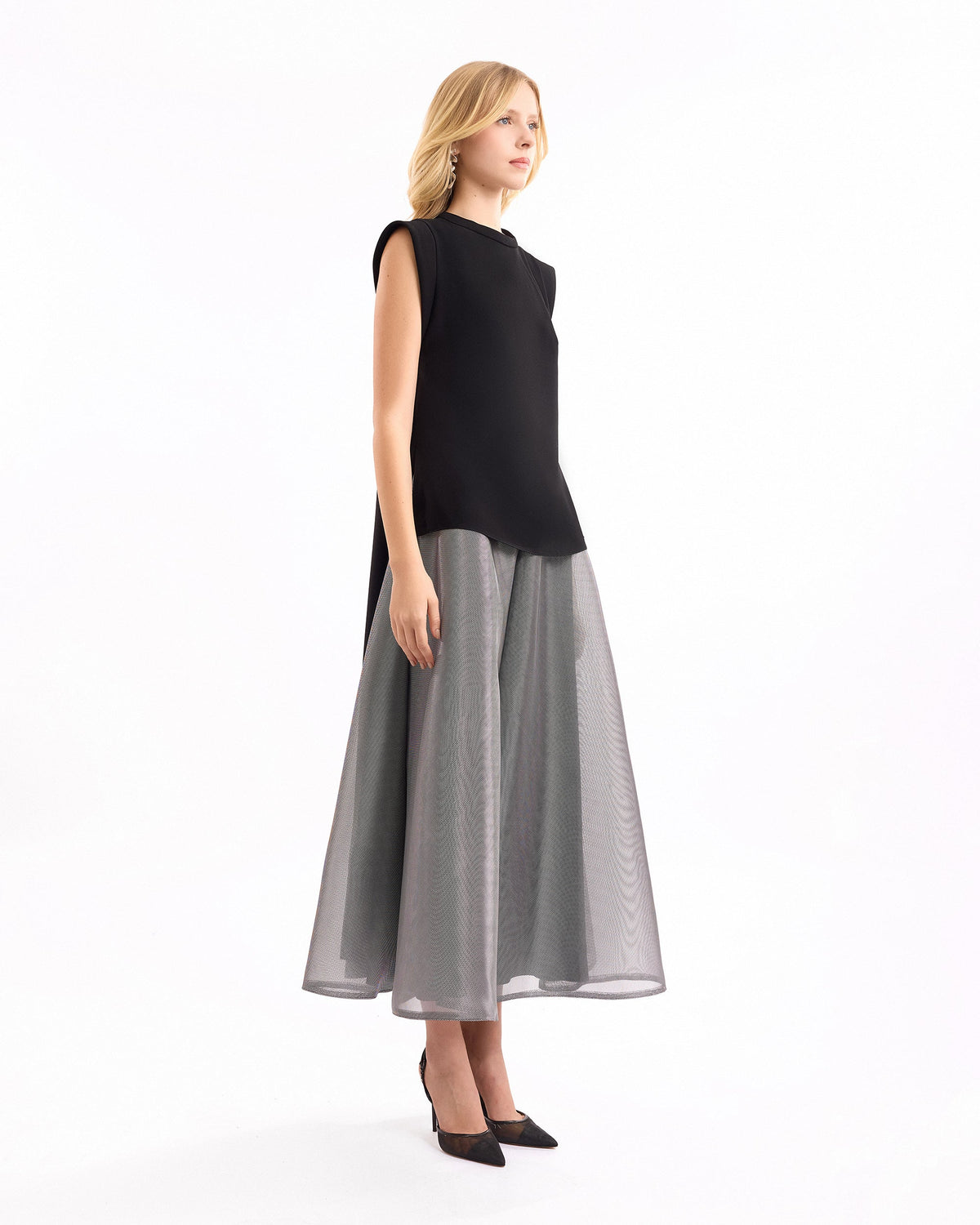High-Neck Metallic Set