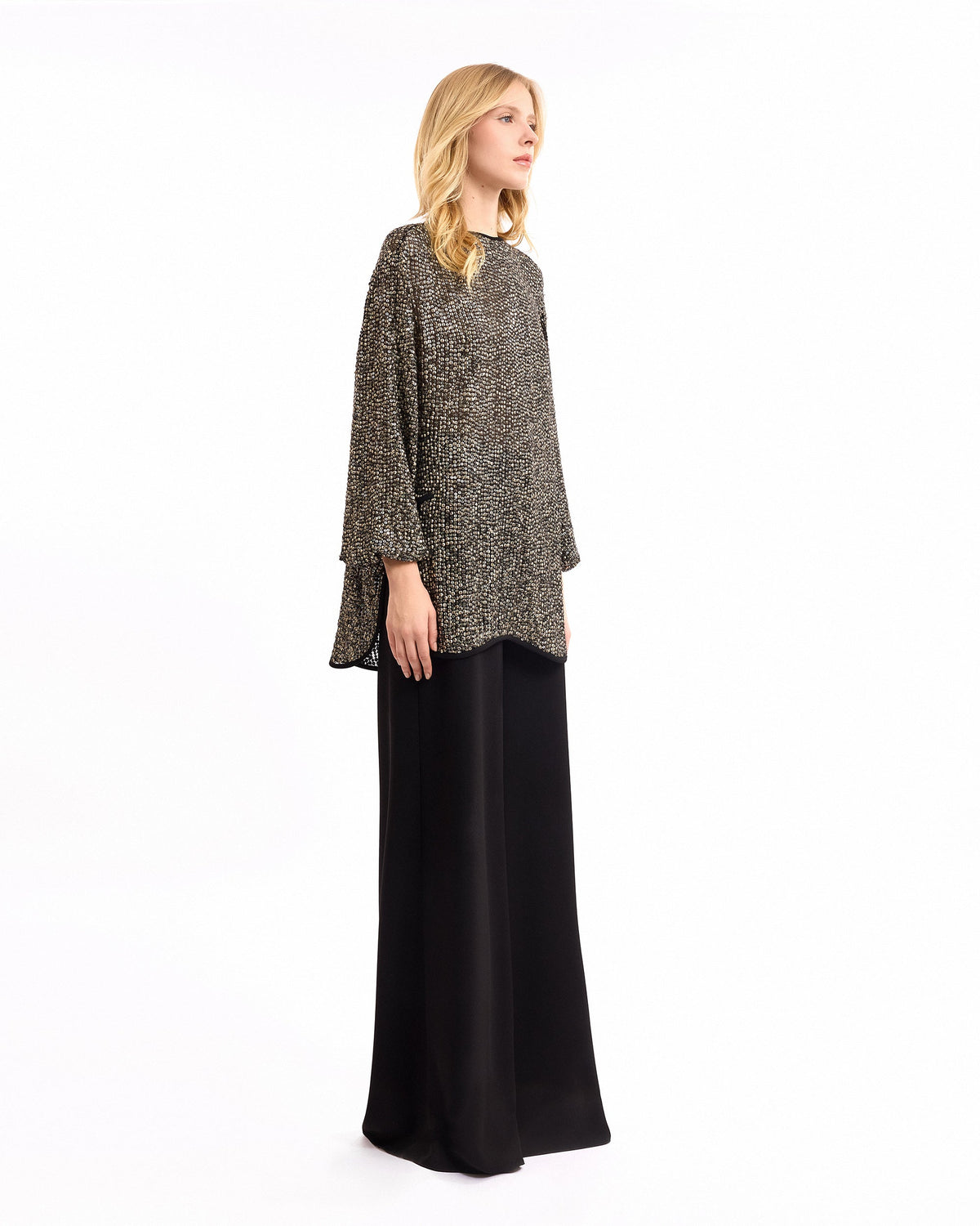 Studded Top with Trousers