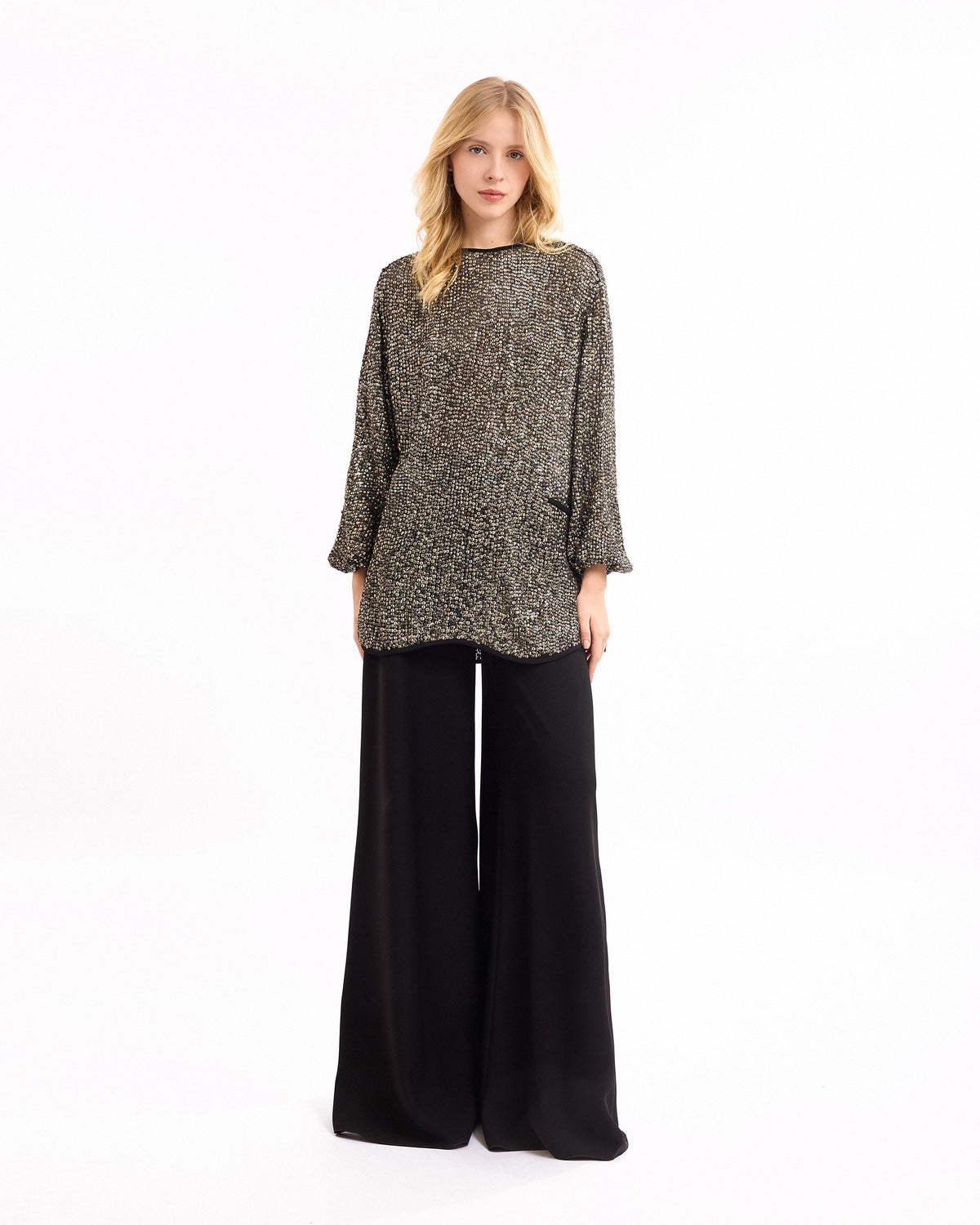 Studded Top with Trousers