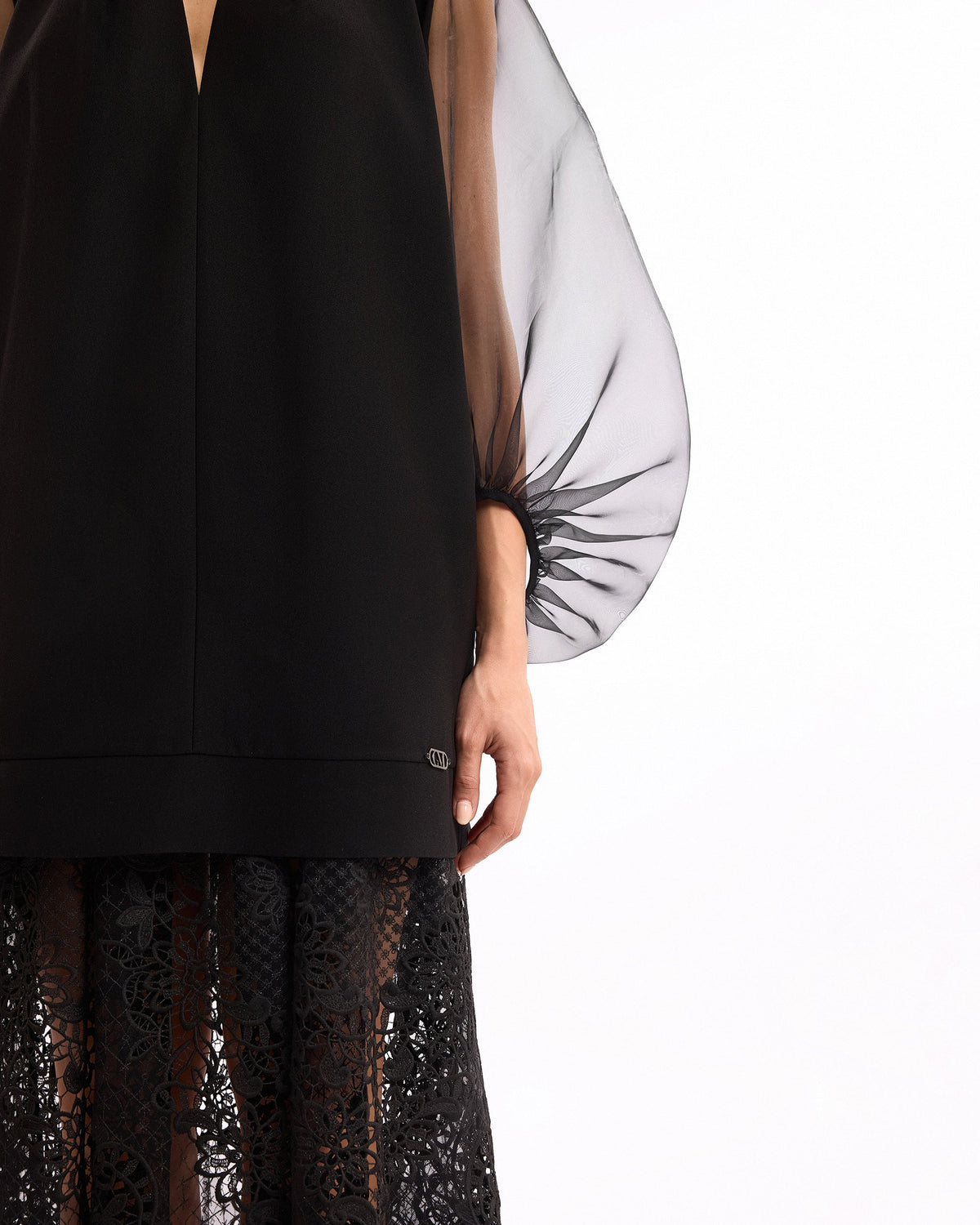 Split V-Neck Dress