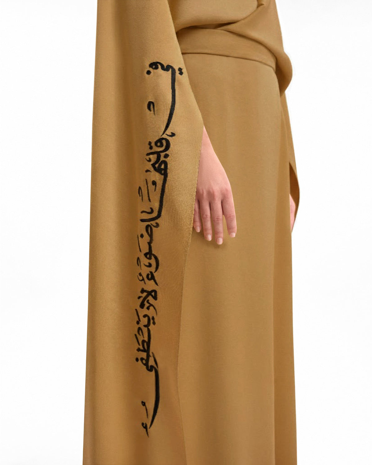 Cowl Calligraphy Kaftan