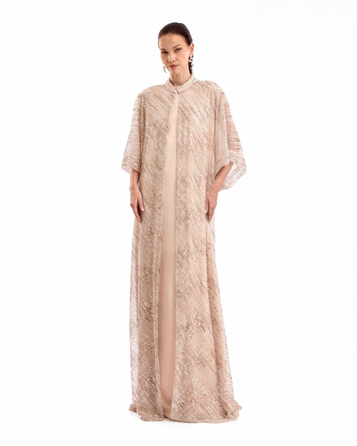 Beaded Open Kaftan
