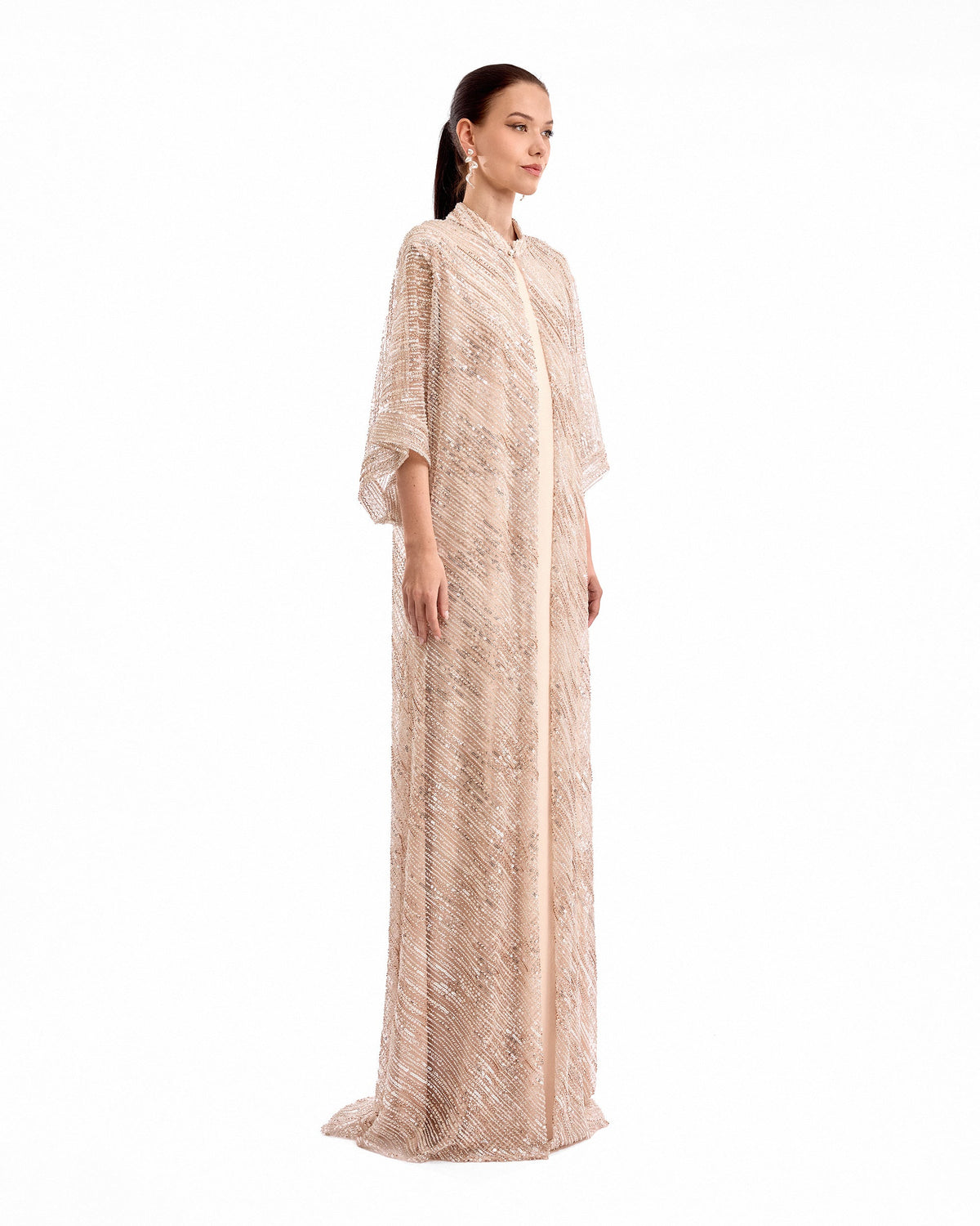 Beaded Open Kaftan