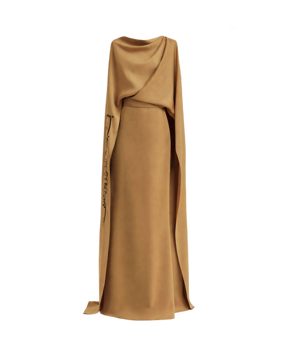 Cowl Calligraphy Kaftan