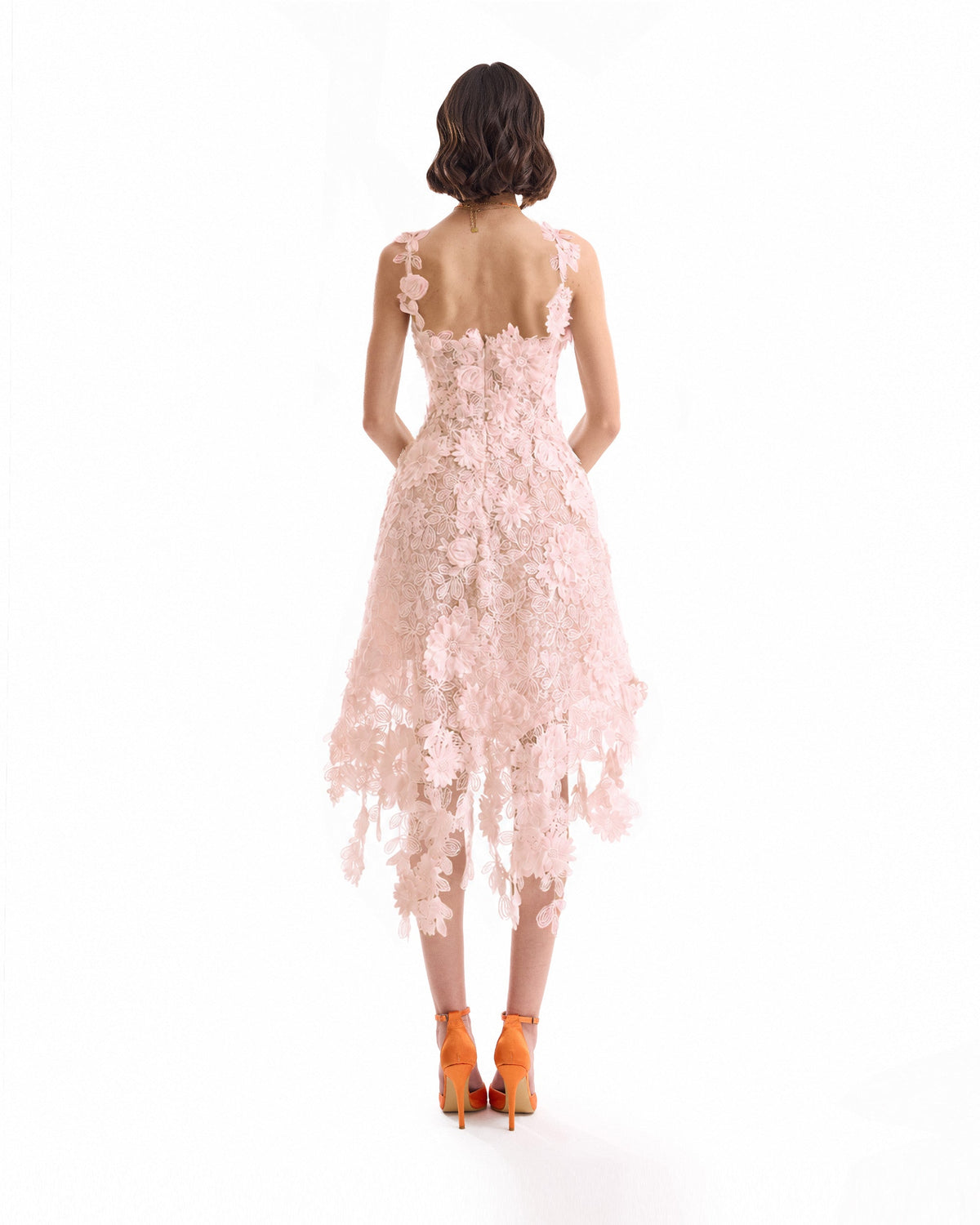 Floral Cage Short Dress