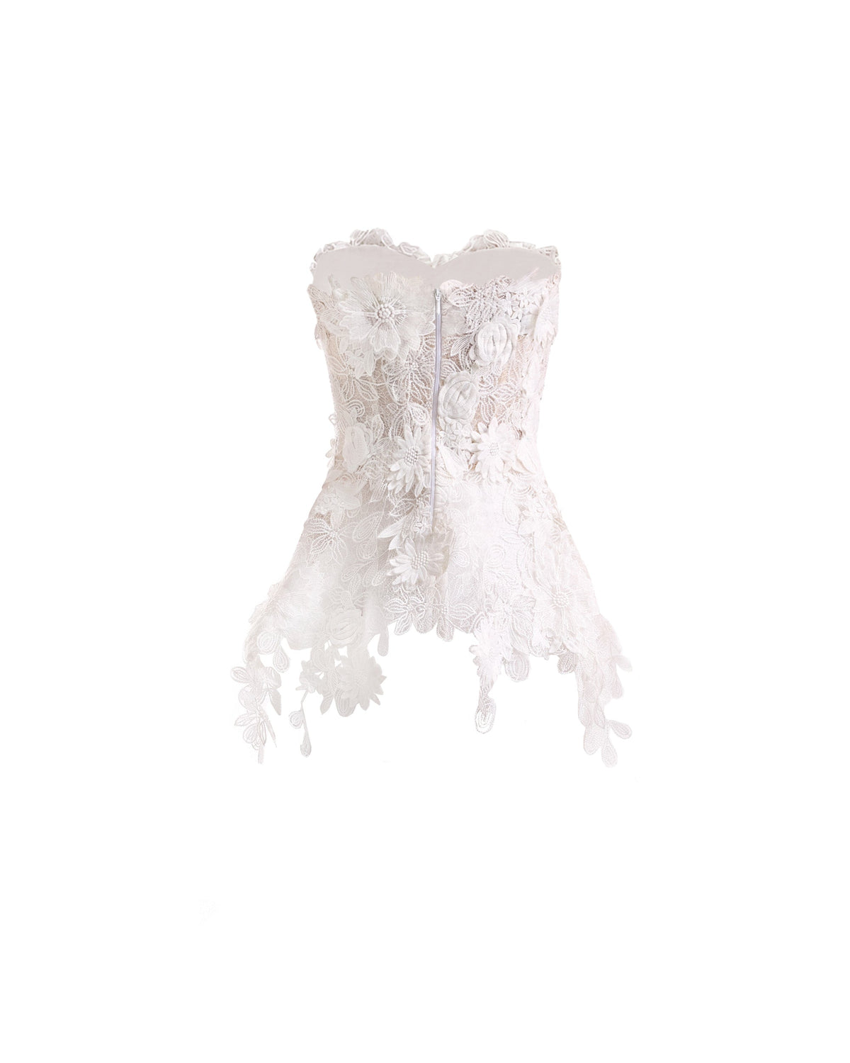 3D Floral Tulle Corset Set
