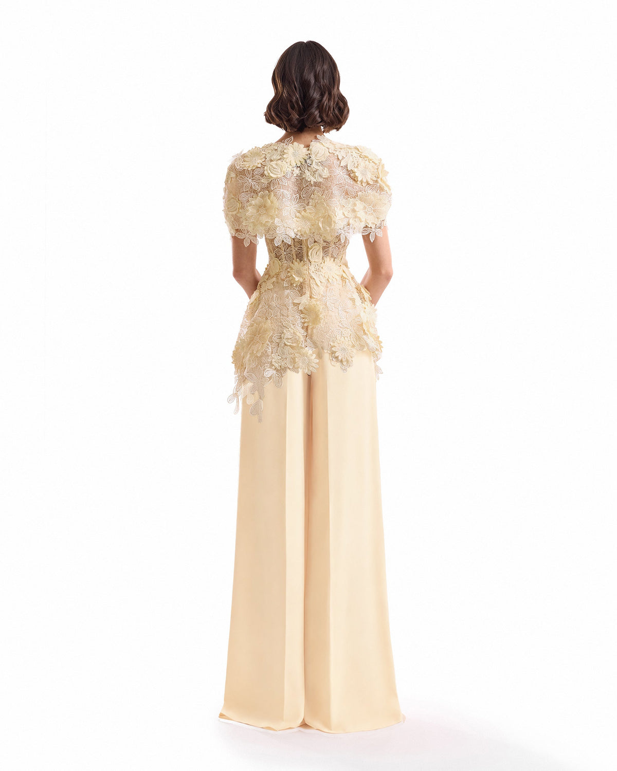 3D Floral Corset Set