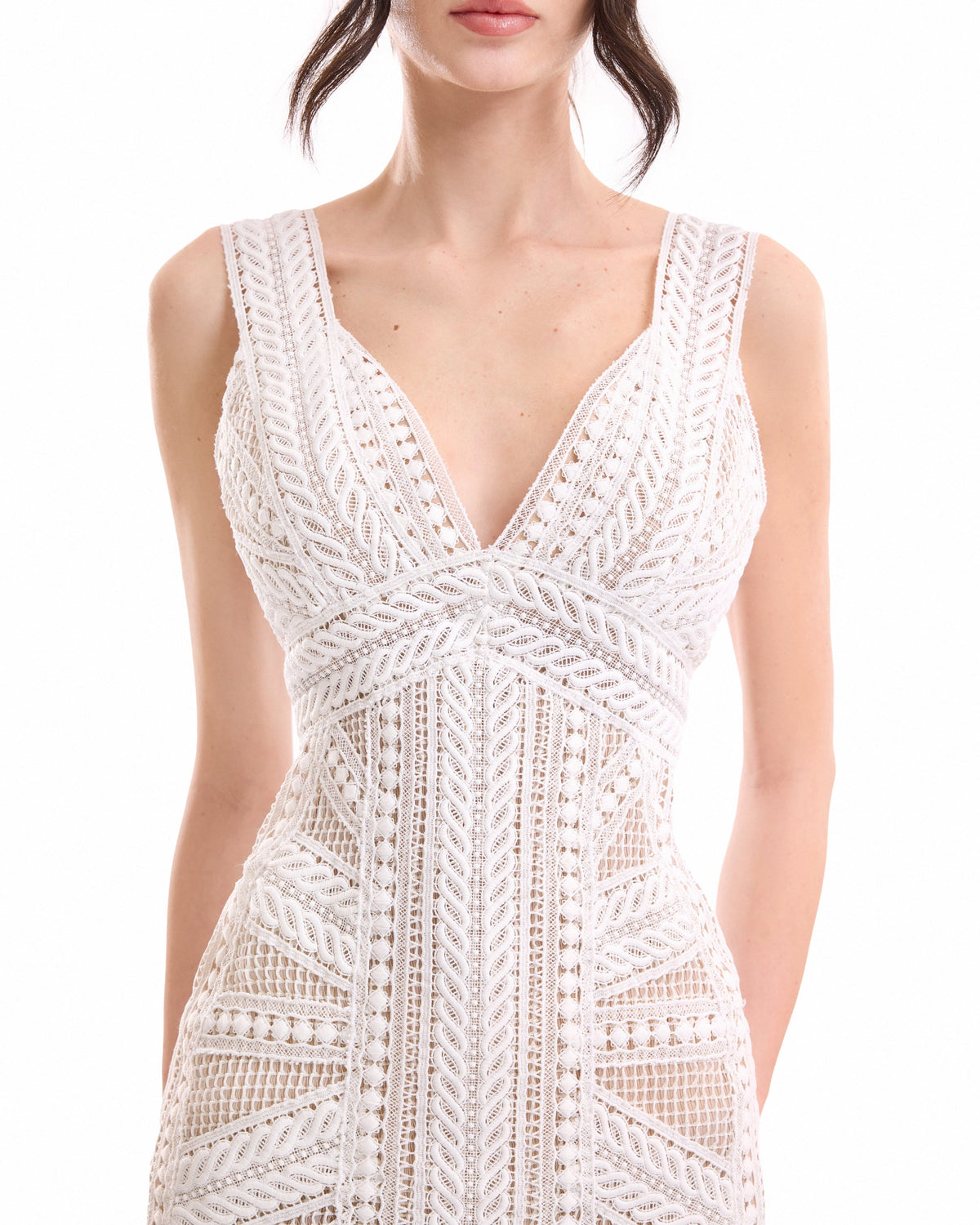 Geometric Fitted Dress