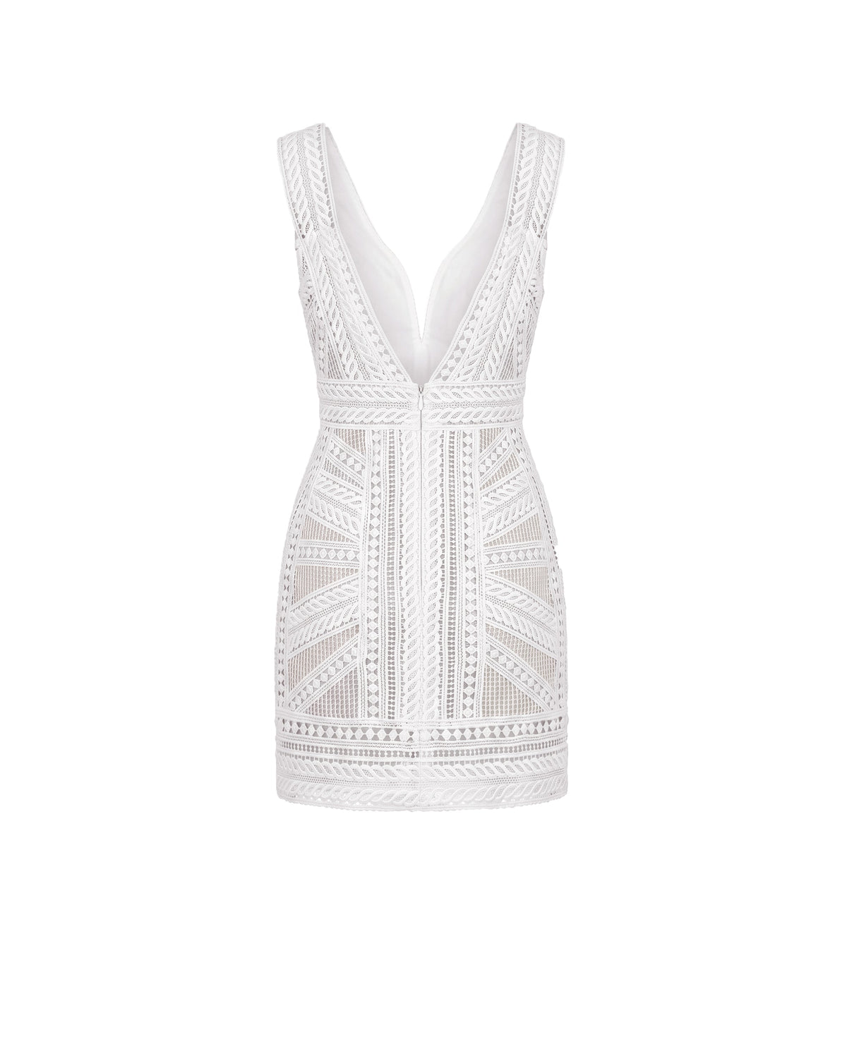 Geometric Fitted Dress