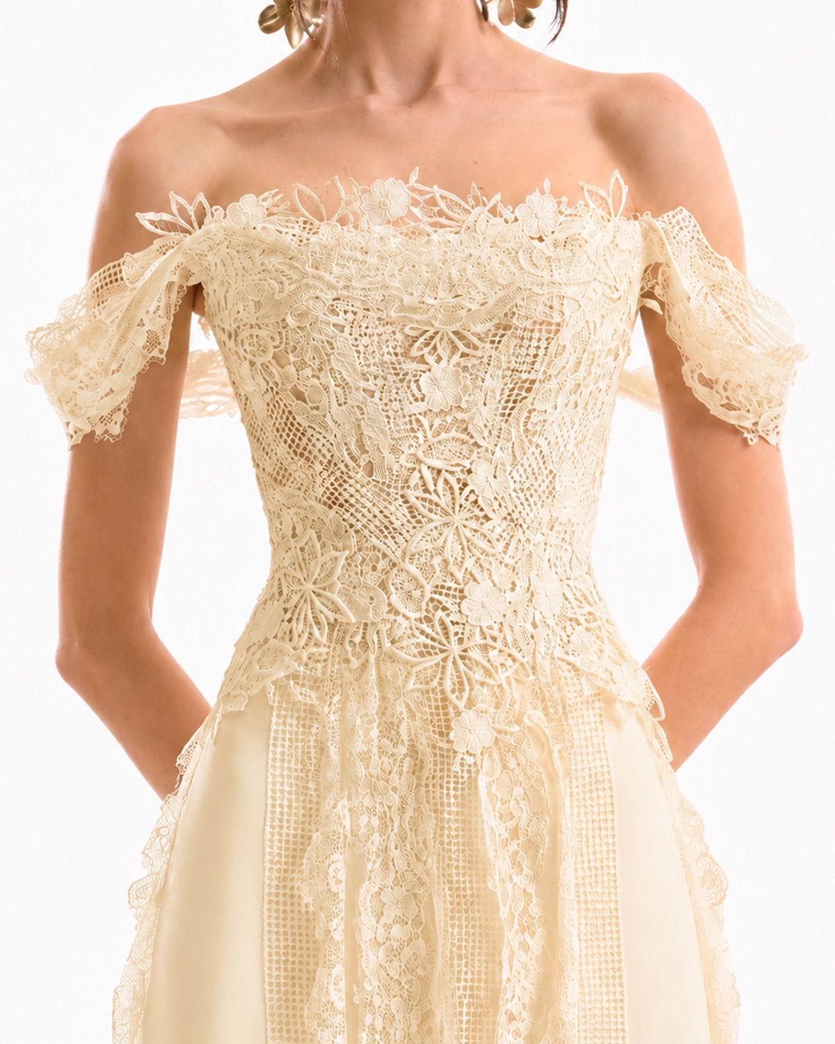 Embroidered Corset Set