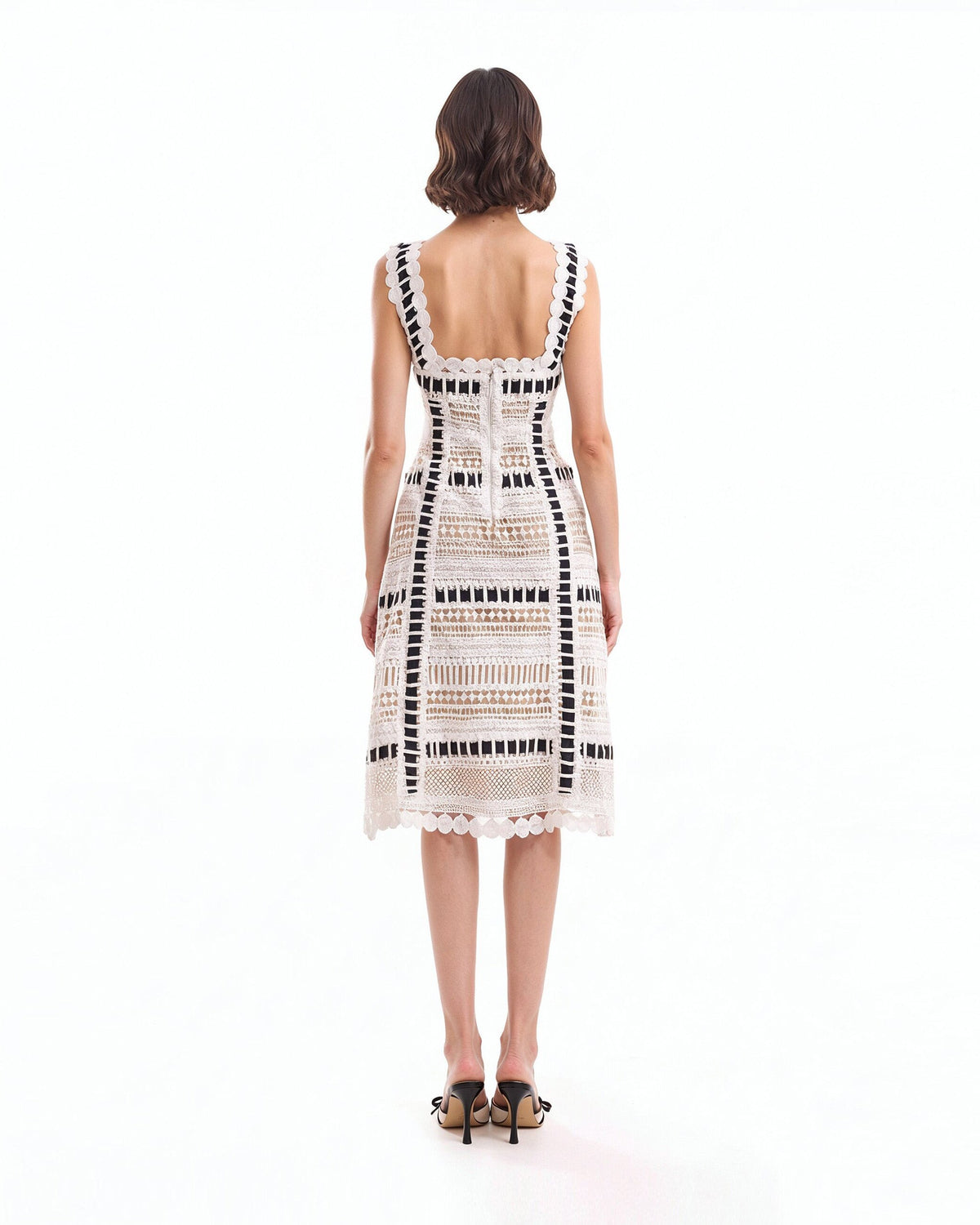 Ribbon Detail Midi Dress