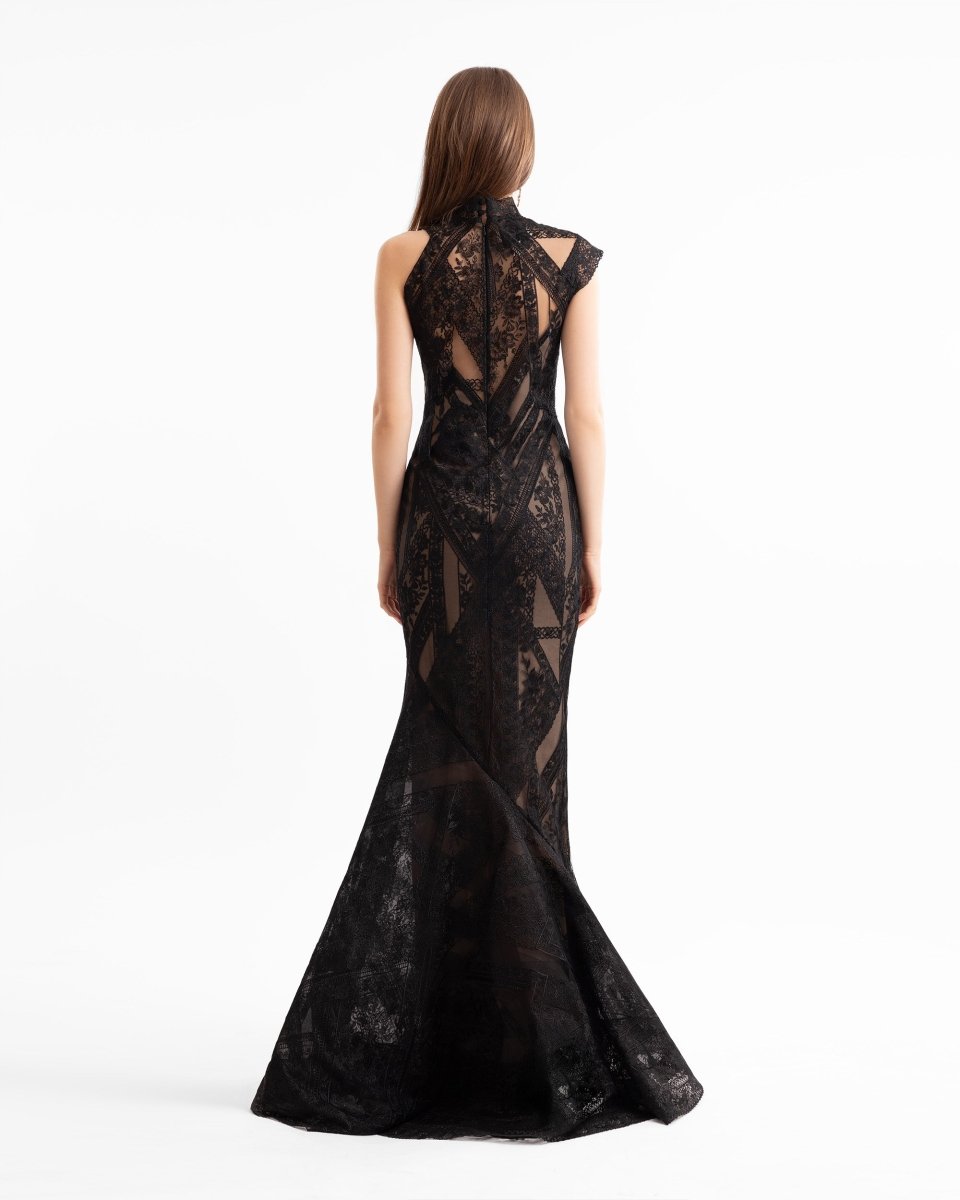 Patterned Lace Dress
