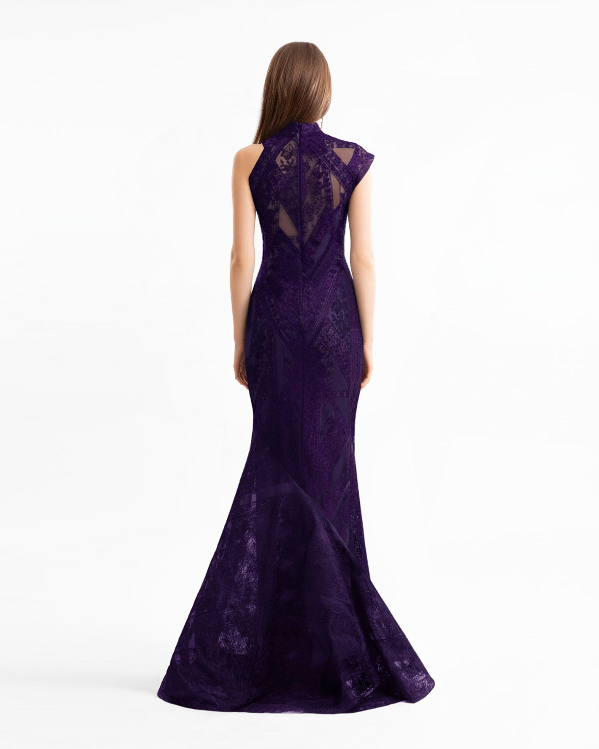 Patterned Lace Dress