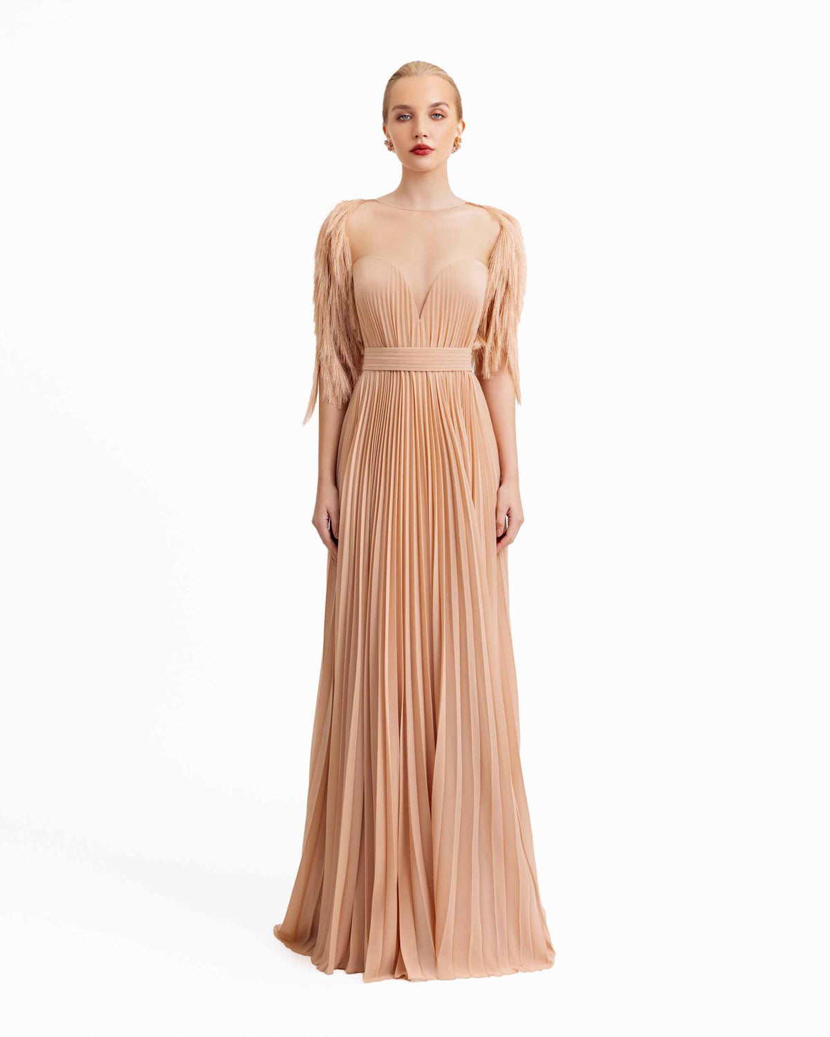 Heart-Neckline Dress
