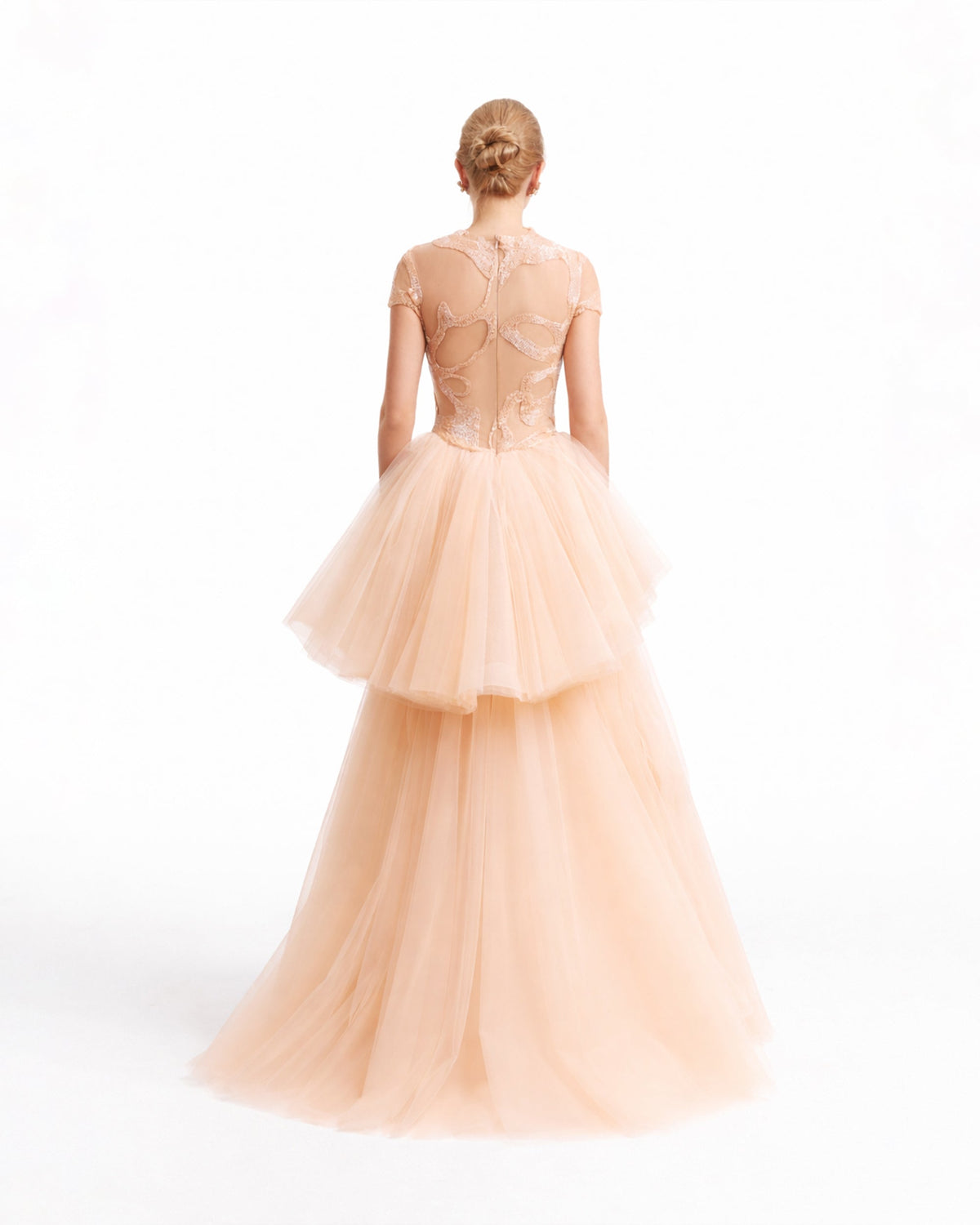 Layered Ruffle Tulle Skirt Dress