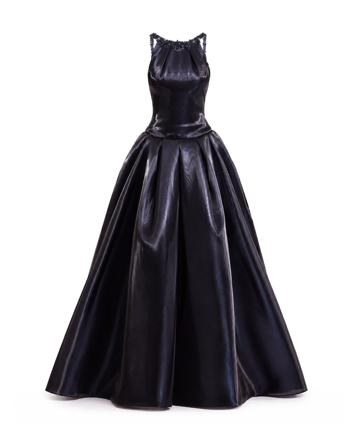 Halter Neck Embellished Dress