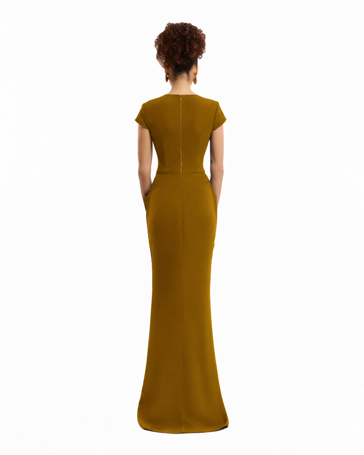 V-Neck Embellished Dress