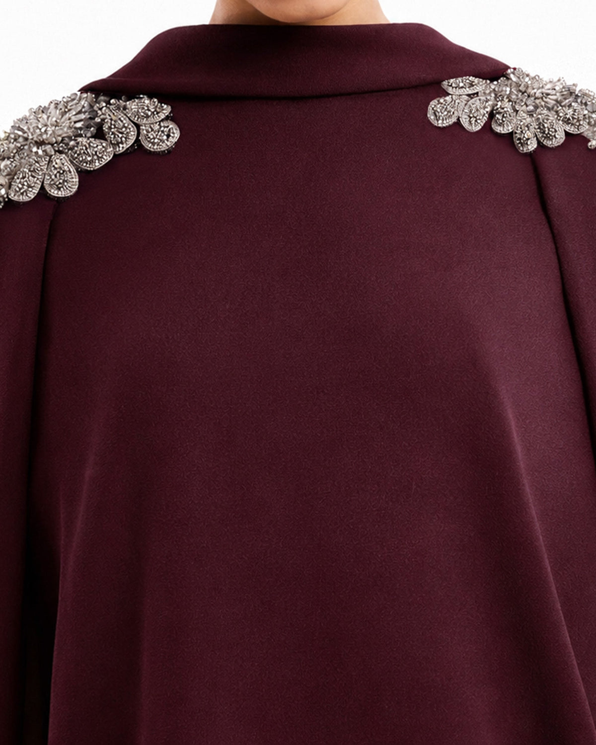 Beaded High-Neck Dress