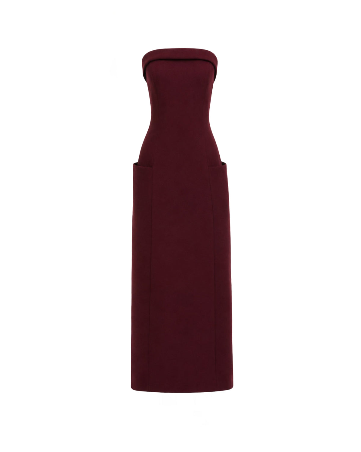 Strapless Midi Dress