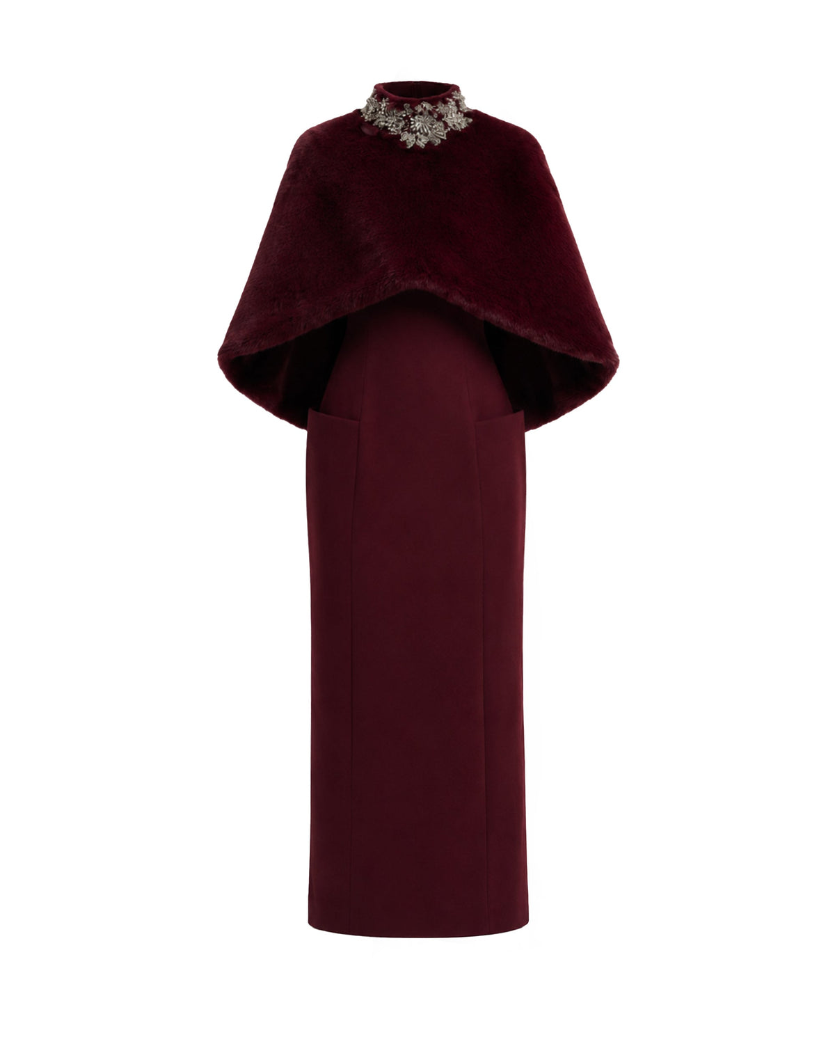 Strapless Midi Dress with Bolero