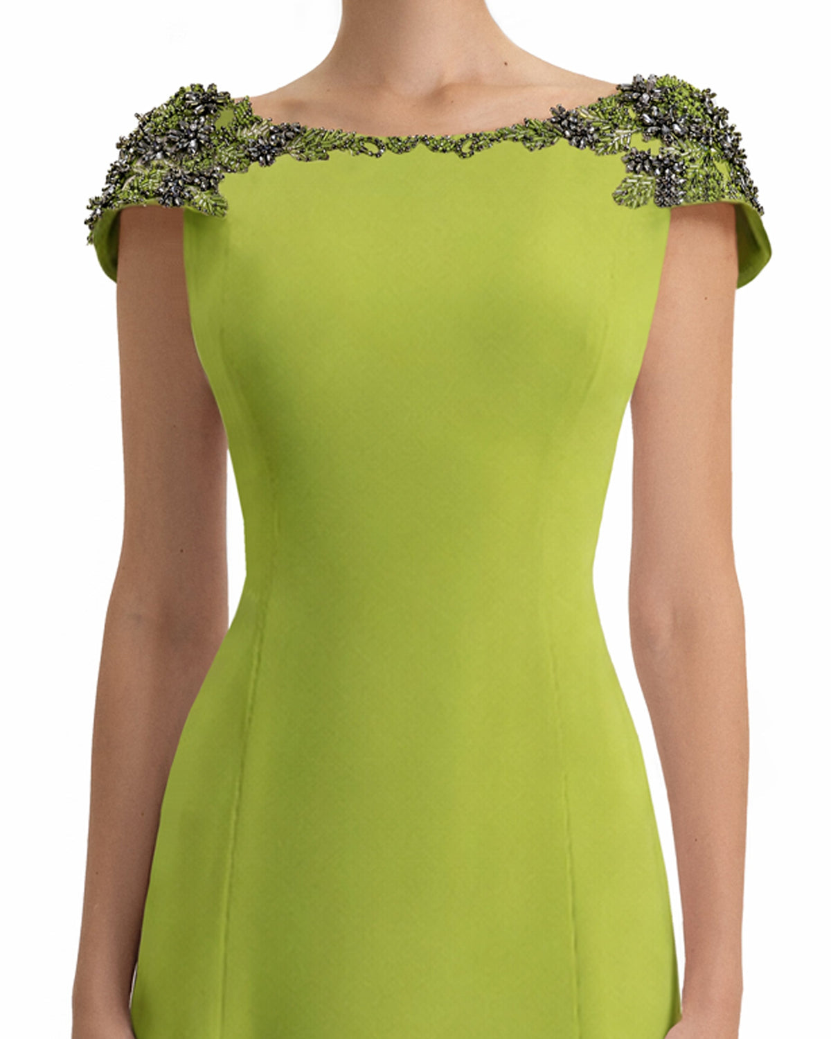 Beaded Shoulder Dress