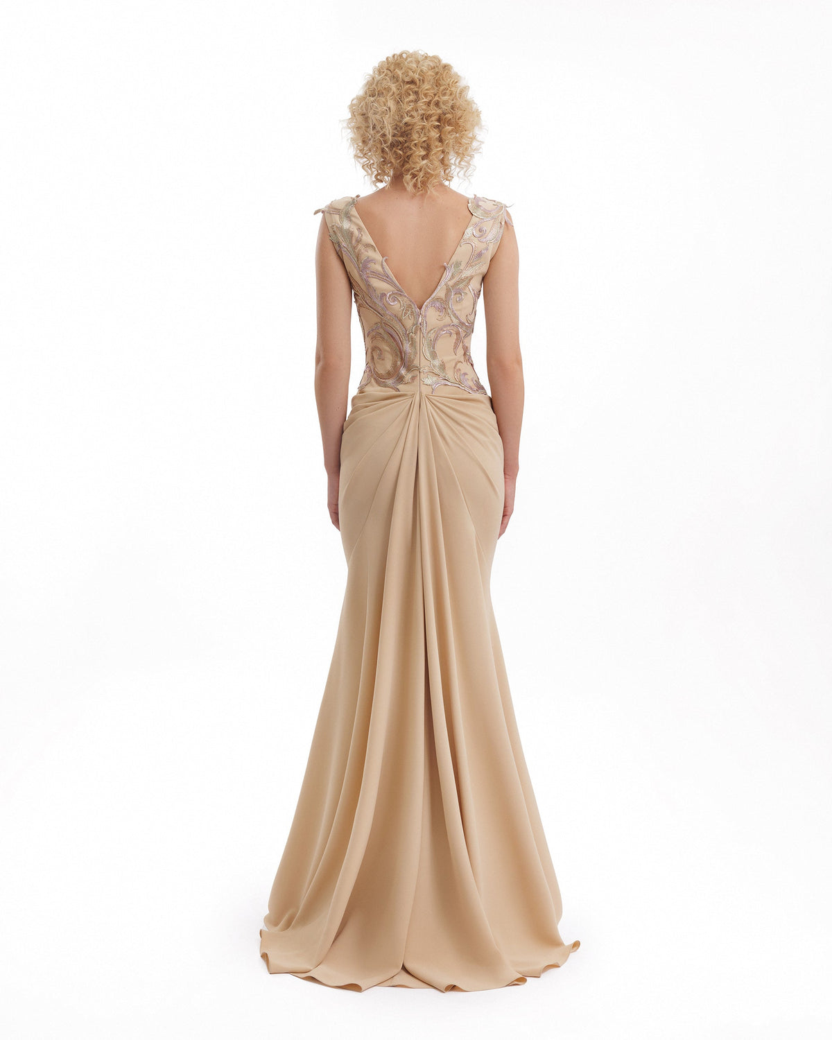 Embroidered Fitted Dress