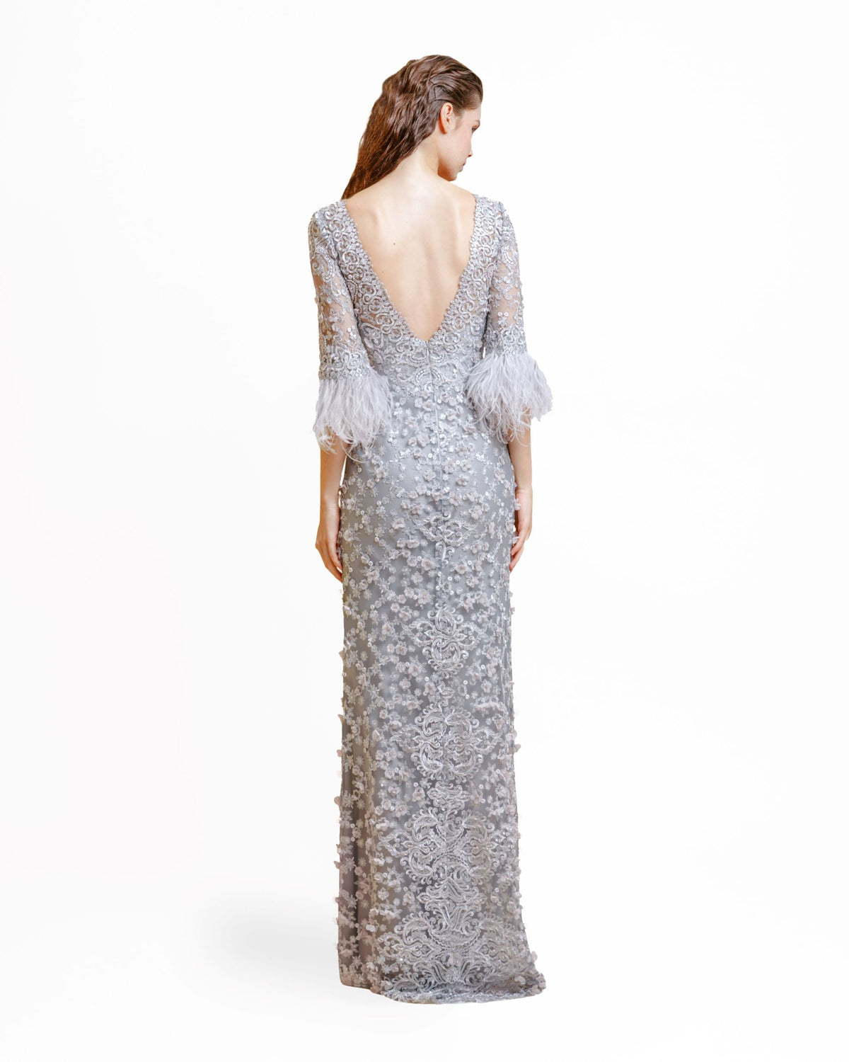 Fitted Embroidered Dress